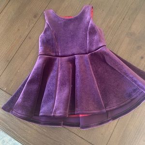 Purple velvet dress by Genuine Kids from OshKosh